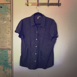 Old Navy Gray blouse, slightly worn